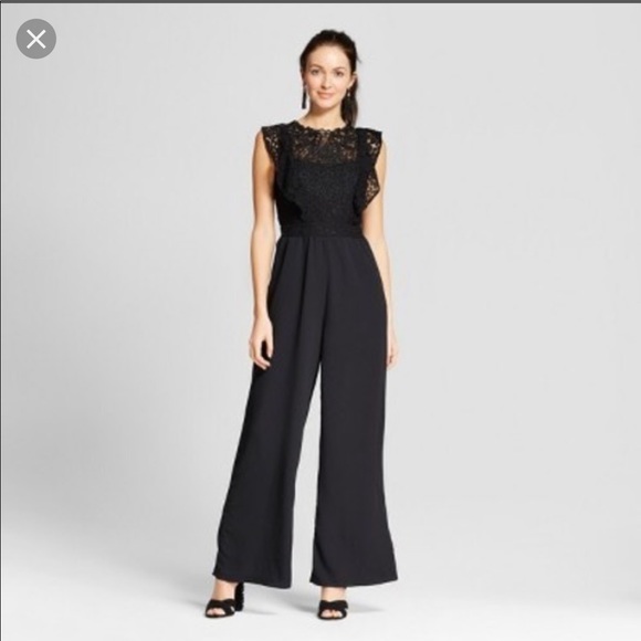 Xhilaration Dresses & Skirts - Black lace jumpsuit